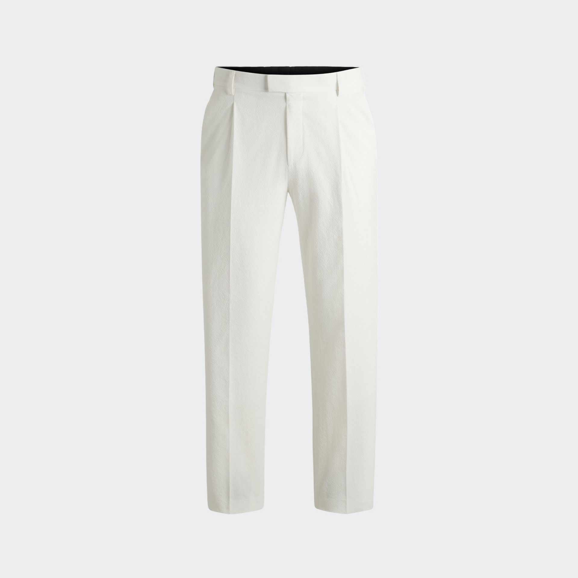 Hugo Slim Fit Seersucker Trousers