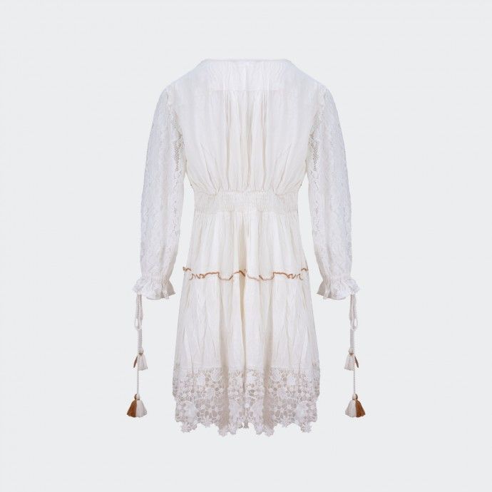 Vestido corto bohemio chic de Alessia Massimo