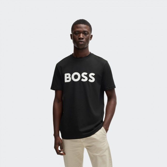 Camiseta de algodón con protección UV SPF 50+ Boss