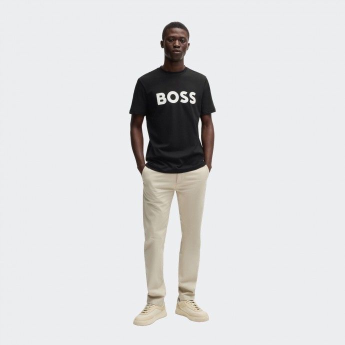 Camiseta de algodón con protección UV SPF 50+ Boss