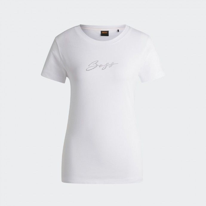 T-shirt Boss Crystals Logo