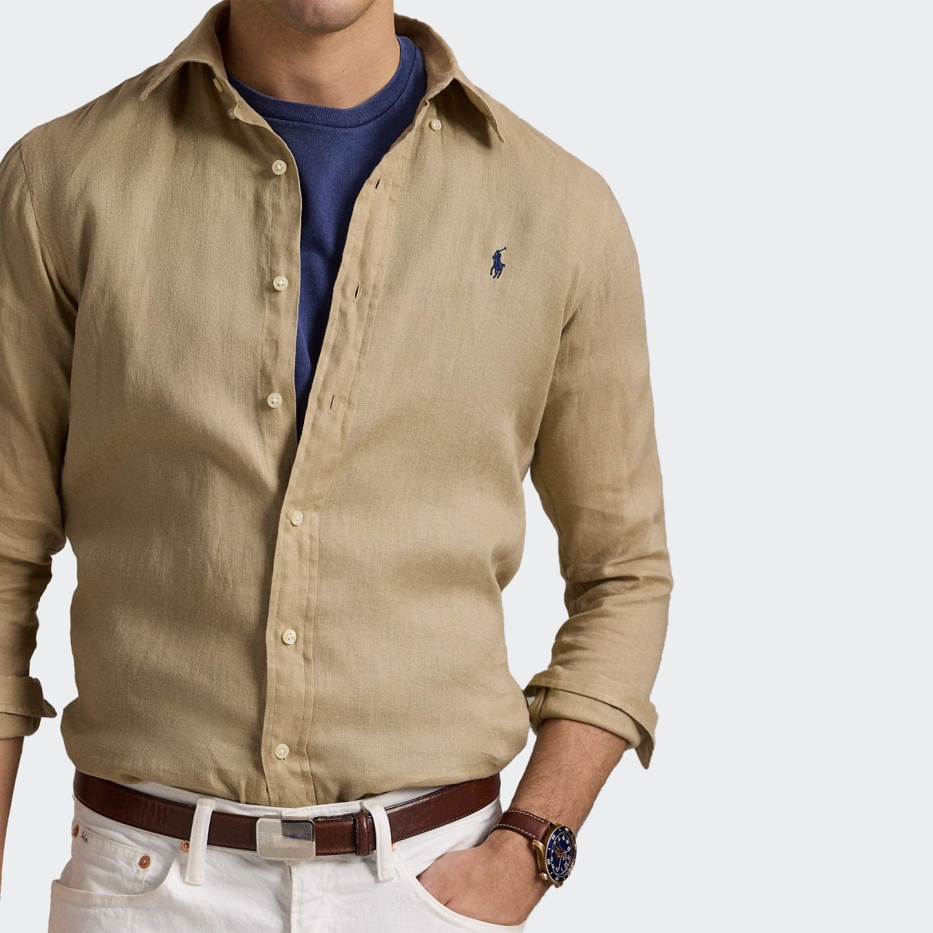 Camisa de Lino Ralph Lauren