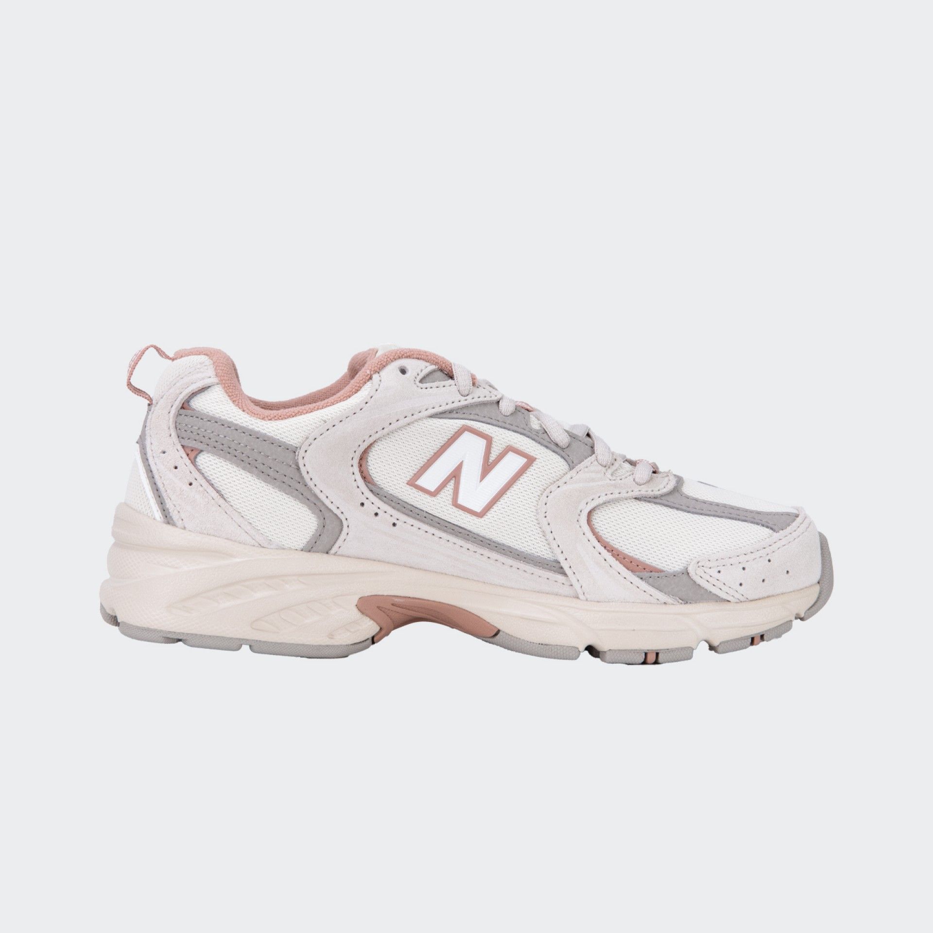 New Balance 530 Beige and Pink Sneakers