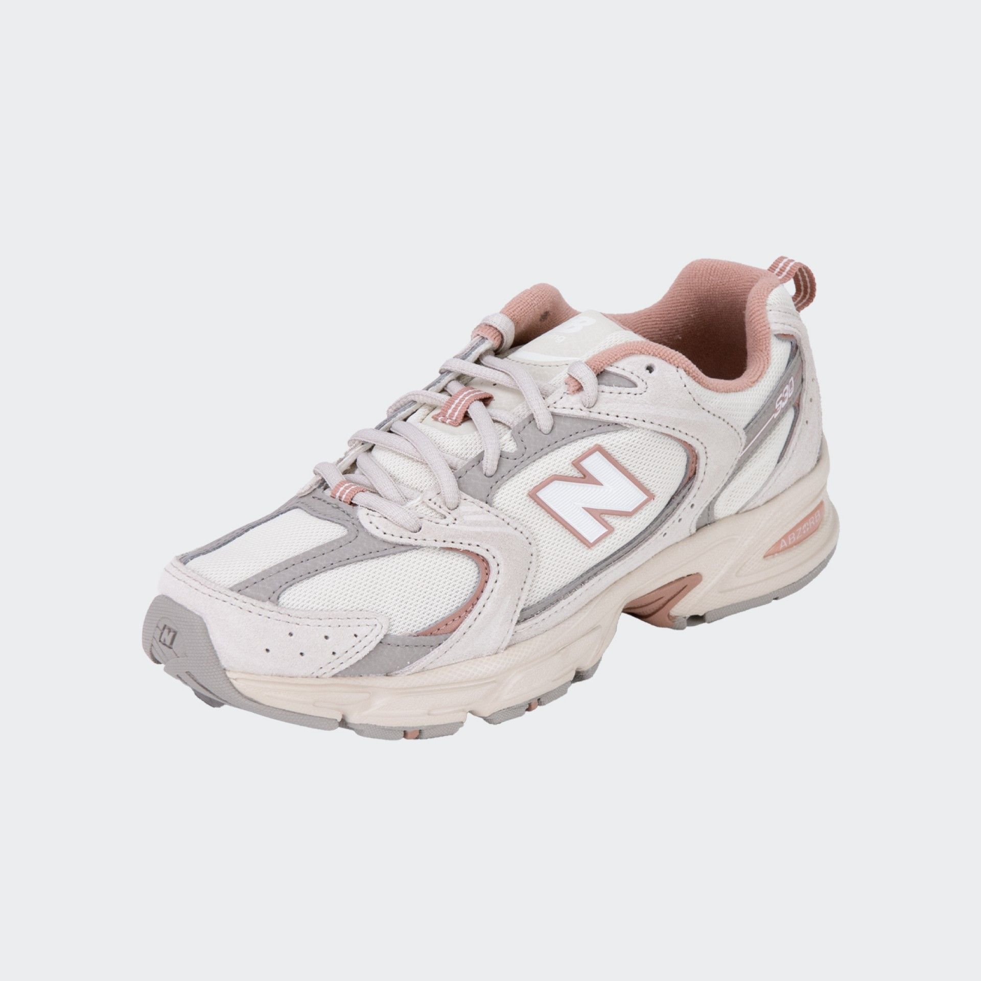 New Balance 530 Beige and Pink Sneakers