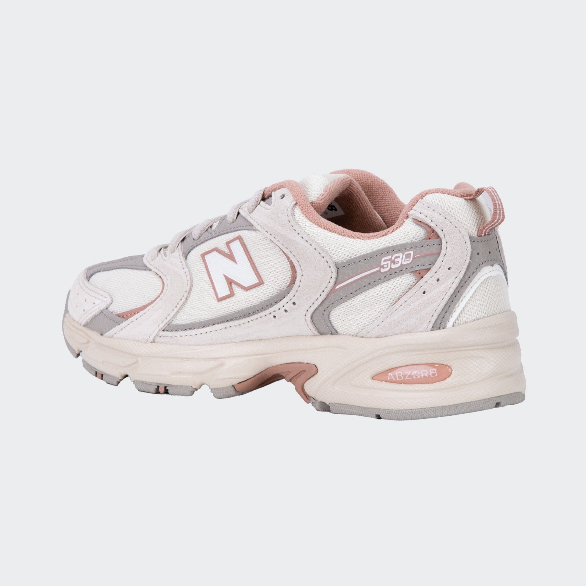 New Balance 530 Beige and Pink Sneakers