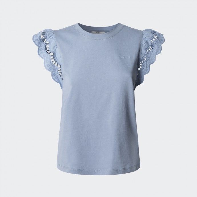 Pepe Jeans Embroidered Sleeve T-shirt