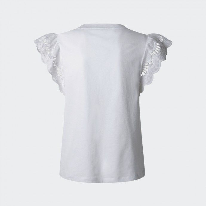 Pepe Jeans T-shirt with Embroidered Sleeves