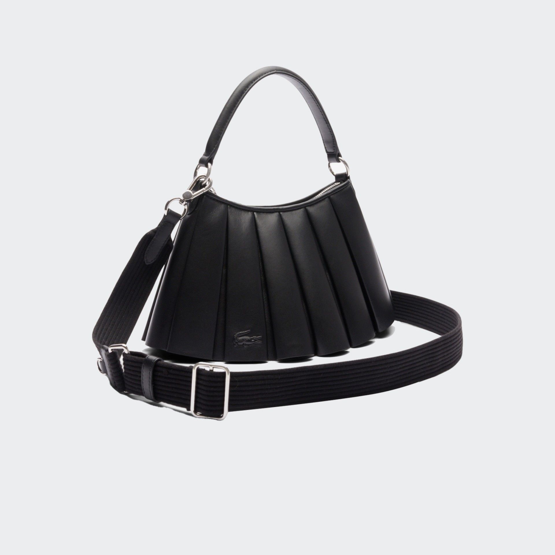 Lacoste Small Runway Lenglen Leather Handbag