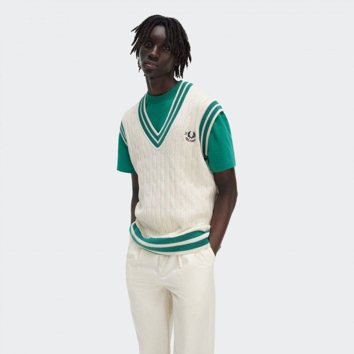Gilet en maille Fred Perry