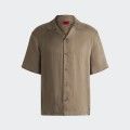 Hugo Shiny Twill Loose Fit Shirt