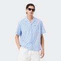 Camisa de Manga Corta a Rayas Lacoste