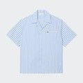 Camisa de Manga Corta a Rayas Lacoste