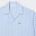 Camisa de Manga Corta a Rayas Lacoste