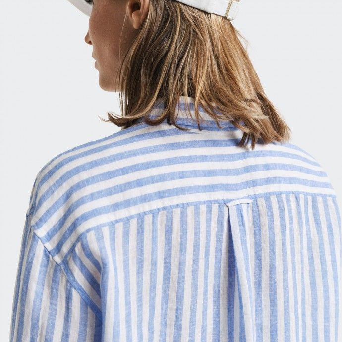 Camisa de Lino a Rayas Gant