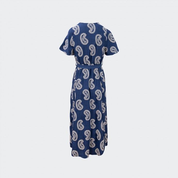 Vestido Bordado Paisley Ilse Polin Et Moi