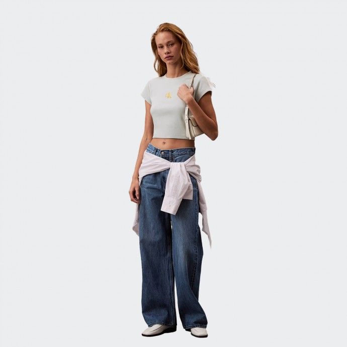Calvin Klein T-shirt Cropped Monogram