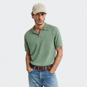Gant Sunfaded Knitted Polo Shirt