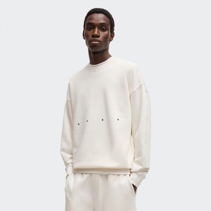 Cotton Sweatshirt Logo Hugo