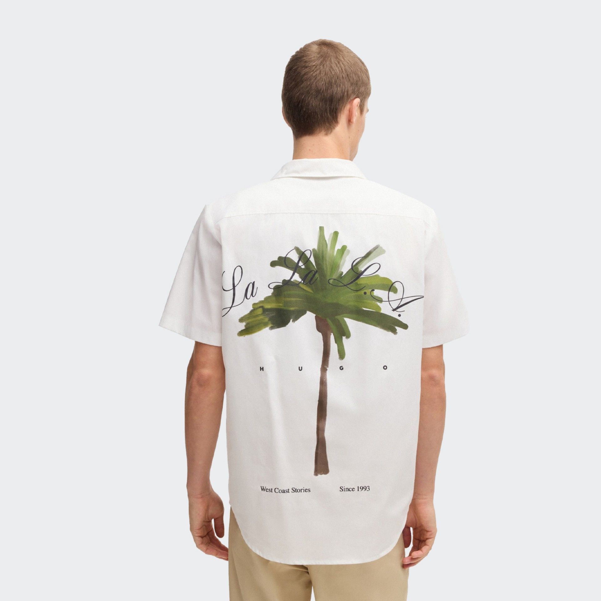 Camisa Estampada Relaxed Fit HUGO