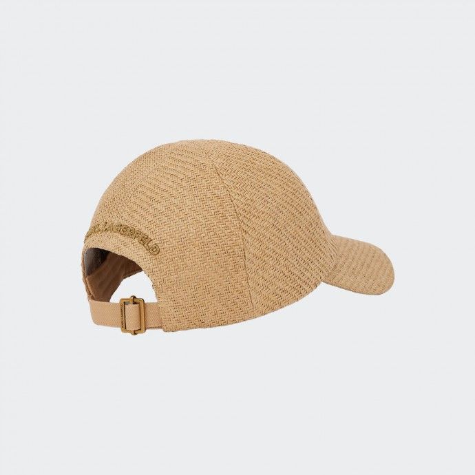 Cap K/Autograph Straw Raffia Karl Lagerfeld