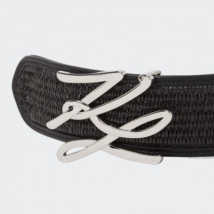 Cinturón Raffia Karl Lagerfeld