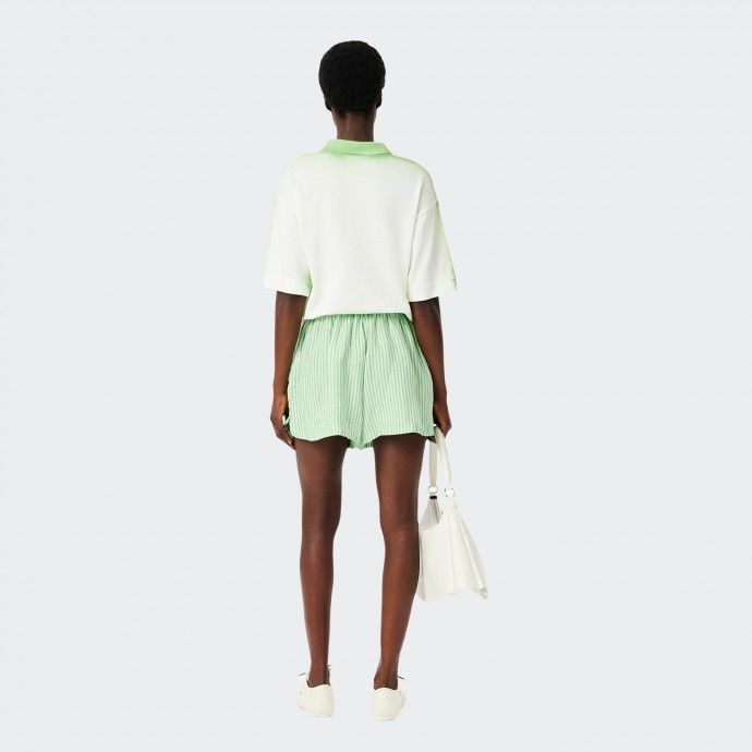 Lacoste Striped Linen Shorts
