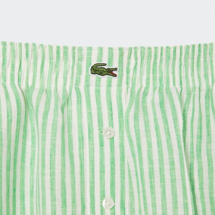 Lacoste Striped Linen Shorts
