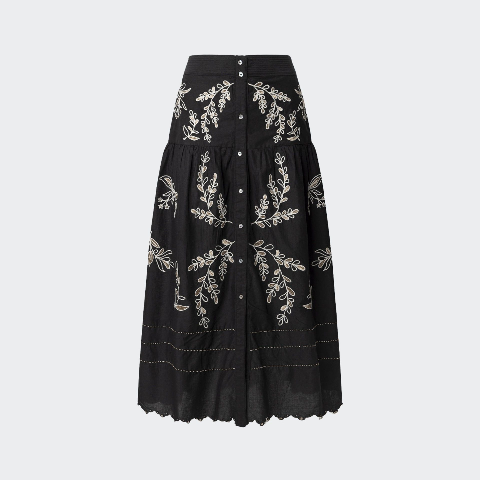 Falda Midi Negra Pepe Jeans