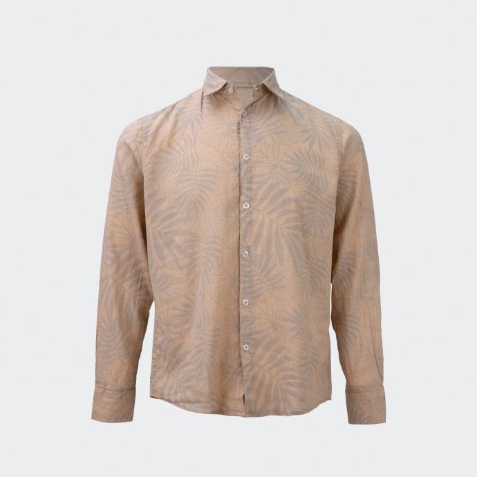 Chemise Florale beige Seinse 