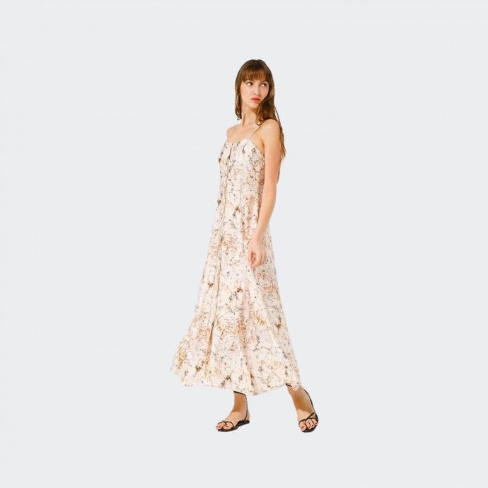 Vestido Longo Camiseiro Goa Goa