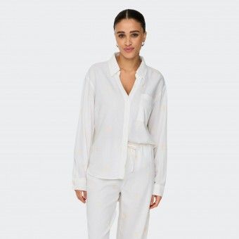 Chemise en lin blanc Only