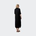 Vestido Camiseiro Midi Preto BSB