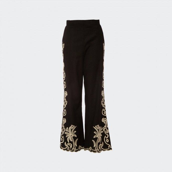 Calas Wide Leg Bordadas BSB