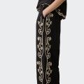 Calas Wide Leg Bordadas BSB