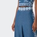 Pantalones de pierna ancha con bordados decorativos Fracomina