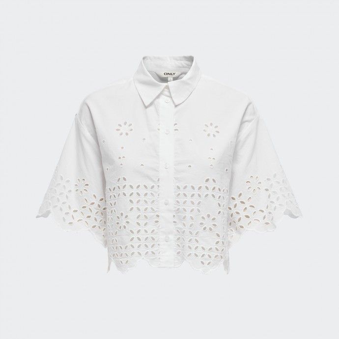 Camisa Mina Boxy Branca Only