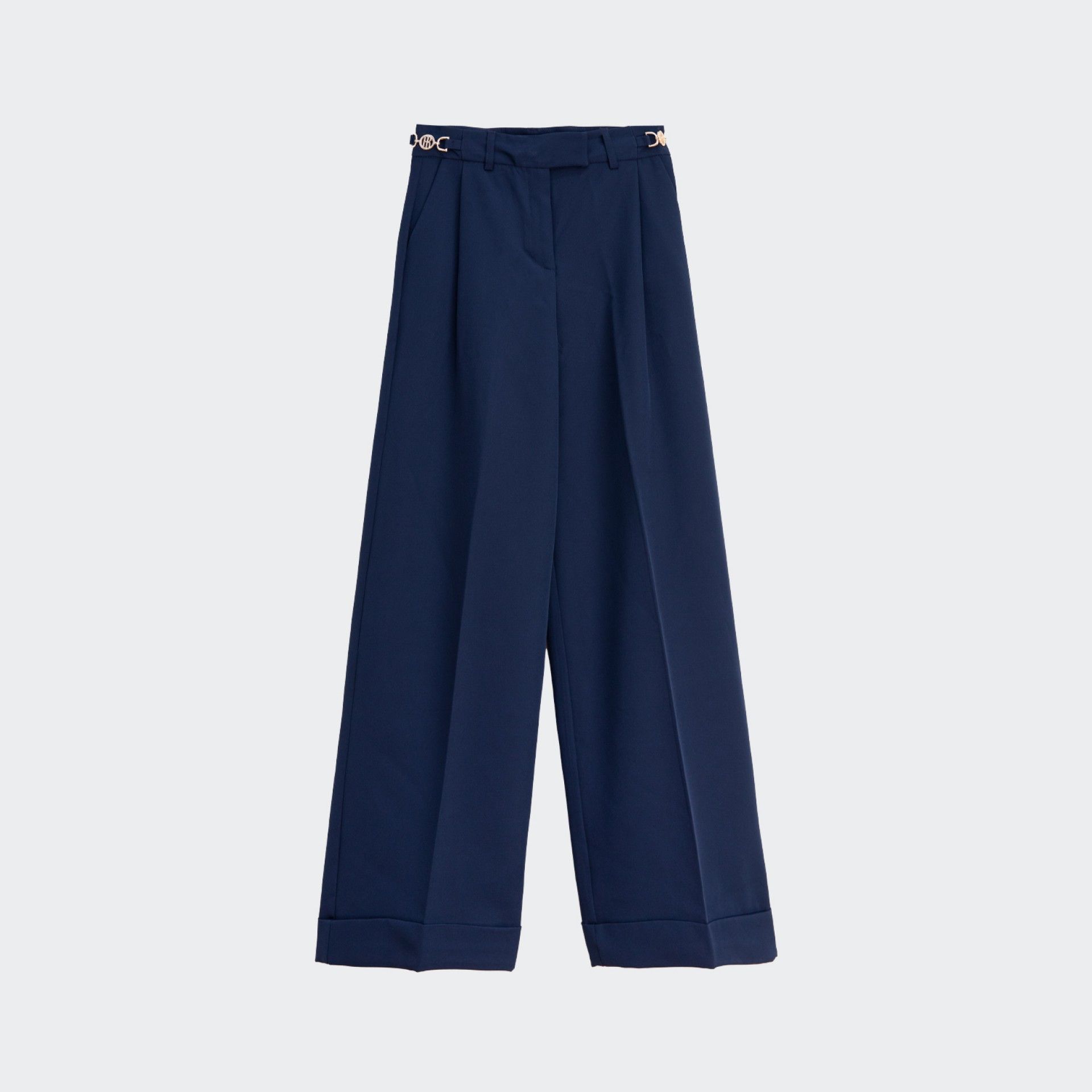 Fracomina high-waisted palazzo trousers