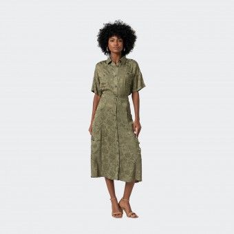 Fracomina Foral Jacquard Effect Wide Skirt