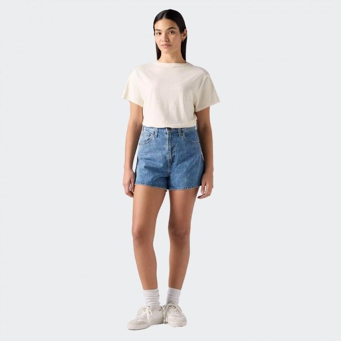 Levi's High Waisted Mom Denim Shorts