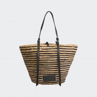Mala Tote Raffia Pepe Jeans