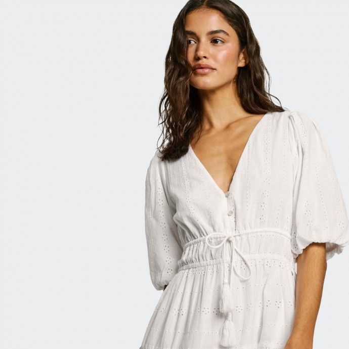 Pepe Jeans Short Flared Sleeve Dress