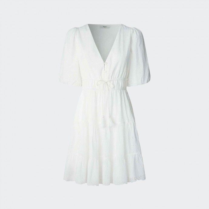 Pepe Jeans Short Flared Sleeve Dress
