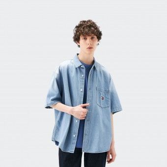 Tommy Jeans SS CREST Denim Shirt