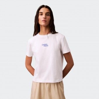 T-shirt Calvin Klein Flock Logo