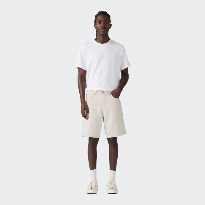Levi's 468 Stay Loose 9" Linen+ Denim Shorts