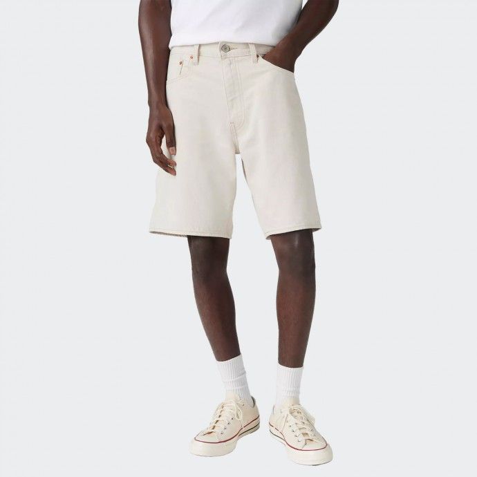 Levi's 468 Stay Loose 9" Linen+ Denim Shorts