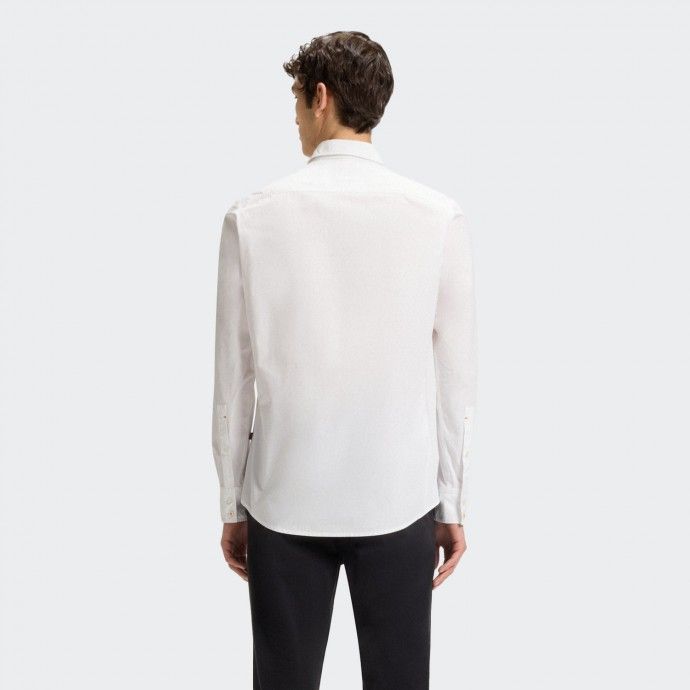 Boss Regular Fit shirt in cotton poplin