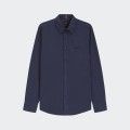 Camisa Regular Fit de popelina de algodn Boss
