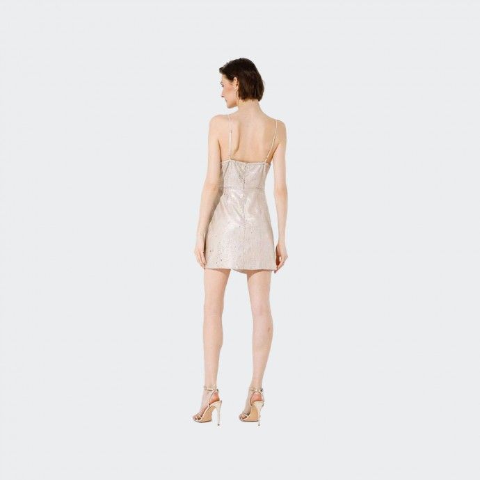 Vestido Curto Lantejoulas Goa Goa