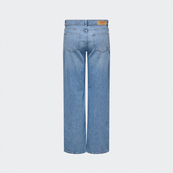 Calas de Ganga Cintura Baixa Straight Fit Only